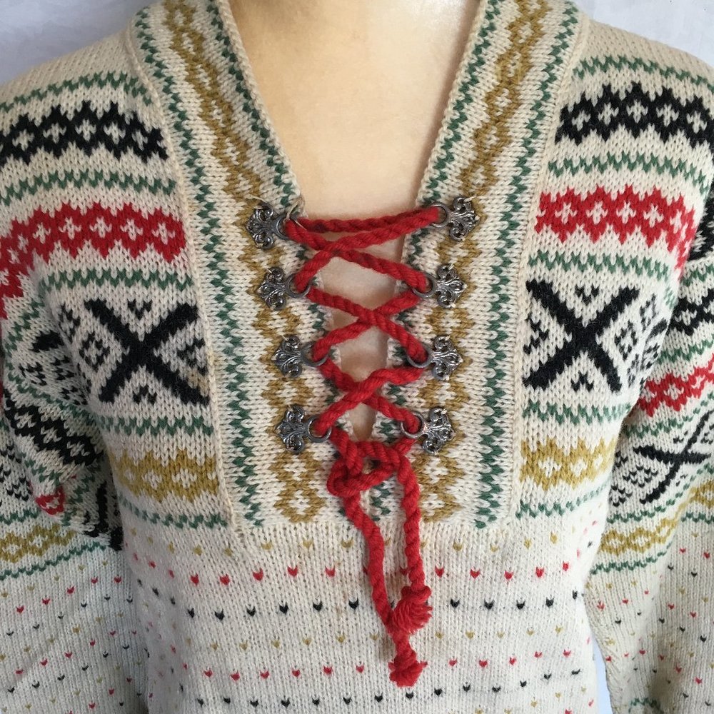 Vtg Figgjo Norwegian Sweater - Picture 2 of 5